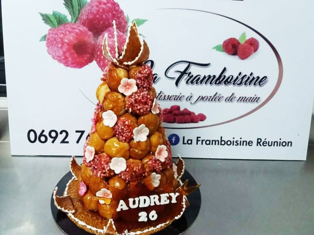 Creations De Patisseries Et Gateaux A La Framboisine Food Truck A La Reunion